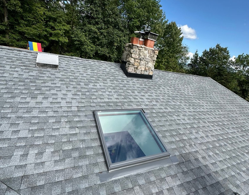 Brick and masonry chimney repair on an older Wayne NJ home