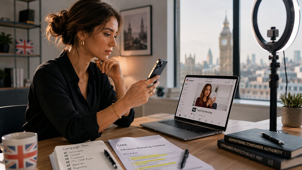 Influencer Marketing Disclosure Rules in the UK: A Compliance Guide