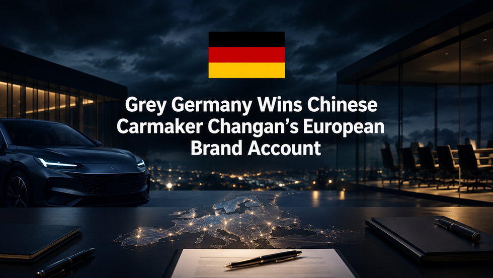 Grey Germany Wins Chinese Carmaker Changan’s European Brand Account