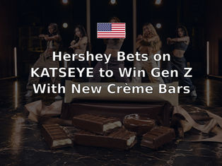 Hershey Bets on KATSEYE to Win Gen Z With New Crème Bars