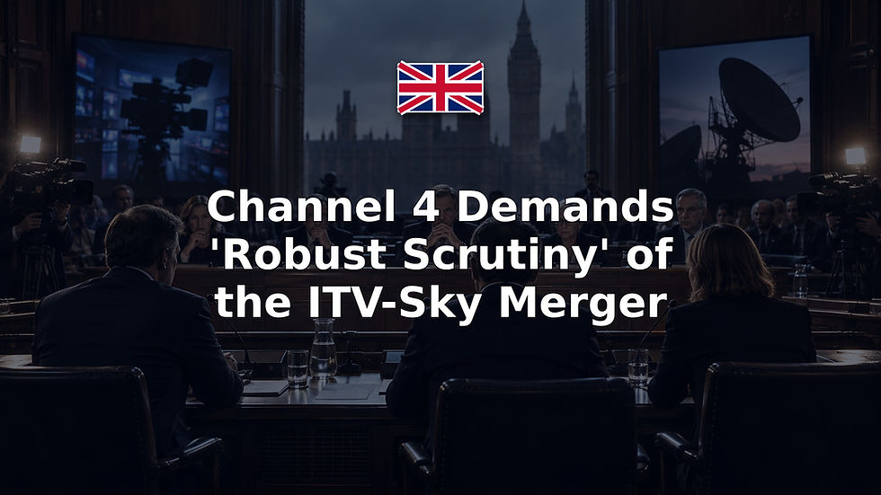 Channel 4 Demands 'Robust Scrutiny' of the ITV-Sky Merger