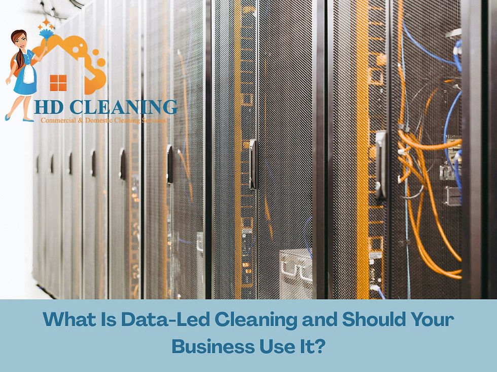What Is Data-Led Cleaning and Should Your Business Use It?