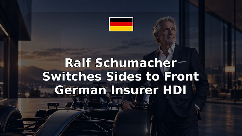 Ralf Schumacher Switches Sides to Front German Insurer HDI