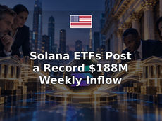 Solana ETFs Post a Record $188M Weekly Inflow