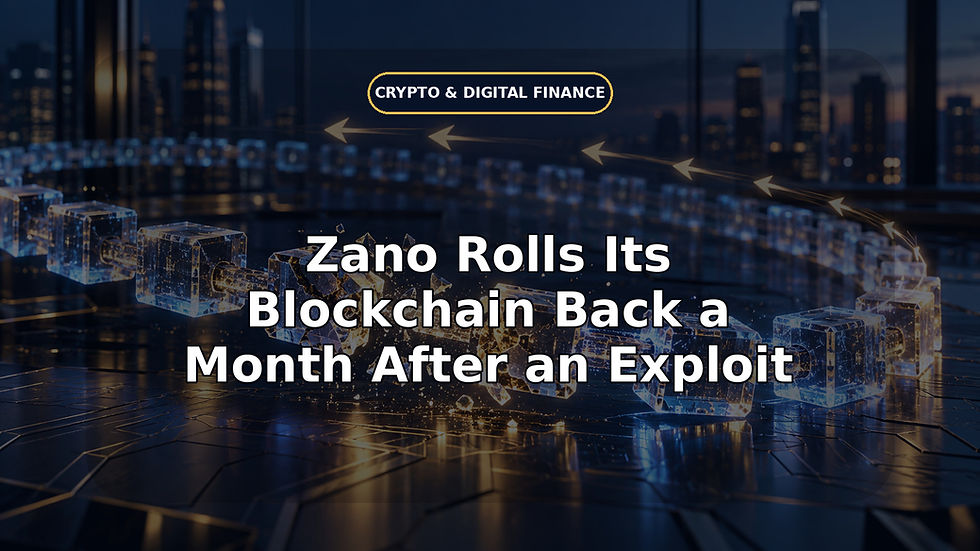 Zano Rolls Its Blockchain Back a Month After an Exploit