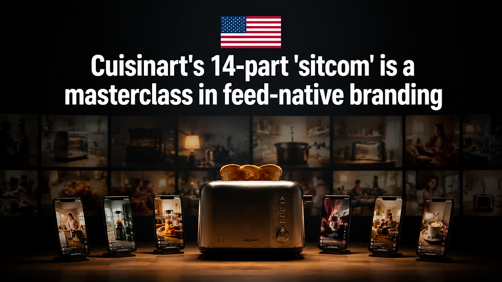 Cuisinart's 14-part 'sitcom' is a masterclass in feed-native branding