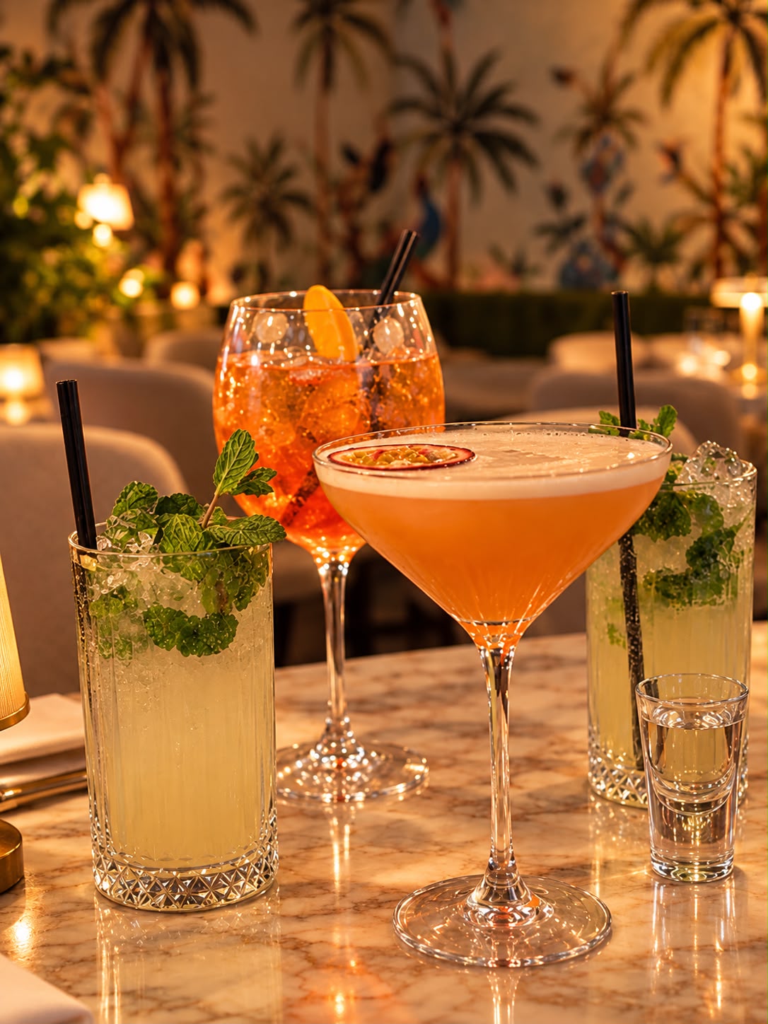 Aperol spritz and cocktails at Bella Capri Fleet