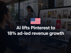 AI lifts Pinterest to 18% ad-led revenue growth