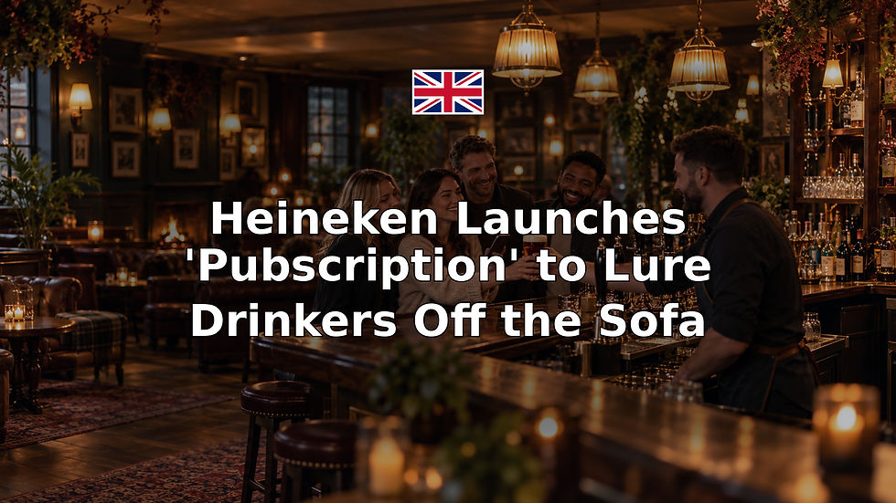 Heineken Launches 'Pubscription' to Lure Drinkers Off the Sofa