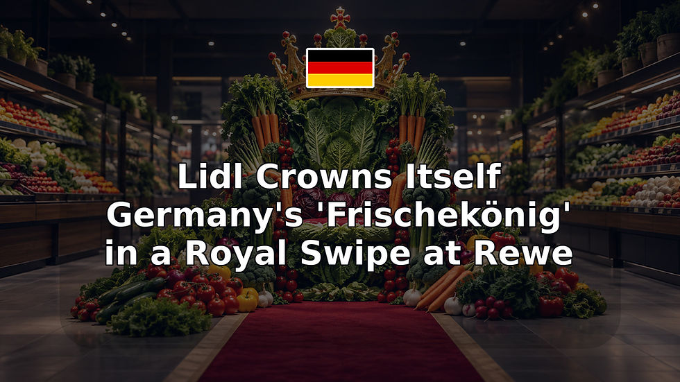 Lidl Crowns Itself Germany's 'Frischekönig' in a Royal Swipe at Rewe