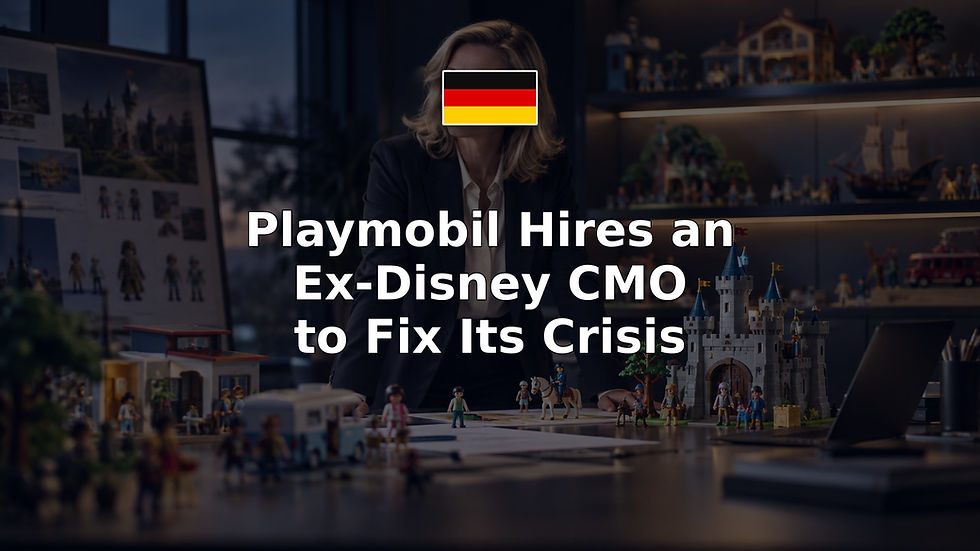 Playmobil Hires an Ex-Disney CMO to Fix Its Crisis