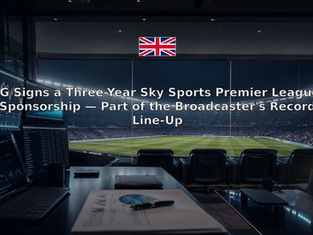 IG Signs a Three-Year Sky Sports Premier League Sponsorship — Part of the Broadcaster's Record Line-Up