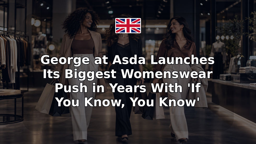 George at Asda Launches Its Biggest Womenswear Push in Years With 'If You Know, You Know'