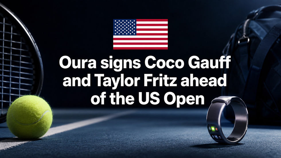 Oura signs Coco Gauff and Taylor Fritz ahead of the US Open