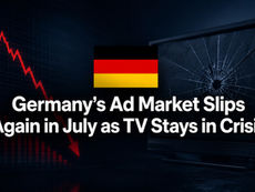 Germany’s Ad Market Slips Again in July as TV Stays in Crisis