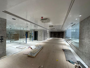 Large open commercial space prepared for fit-out in London