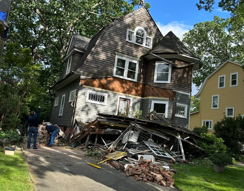 Storm damage roof inspection on a Wayne NJ home