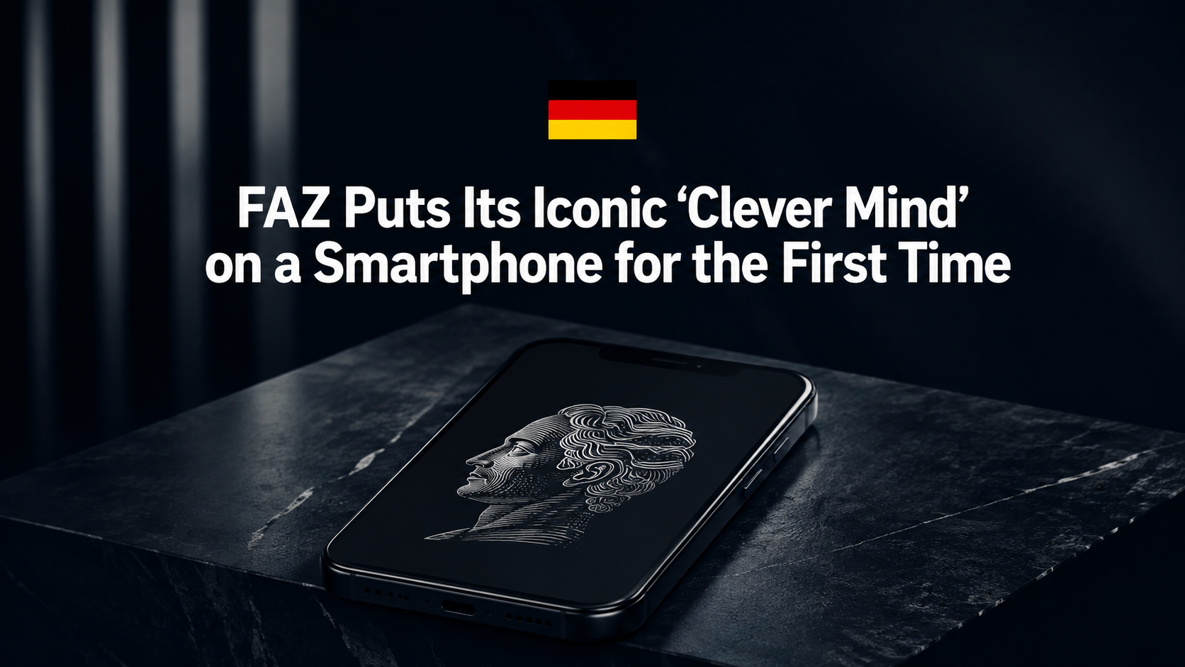 FAZ Puts Its Iconic ‘Clever Mind’ on a Smartphone for the First Time