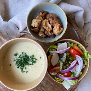 Menu Soupe et petite salade
