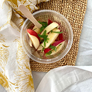 Fruits de saison et menthe fraiche