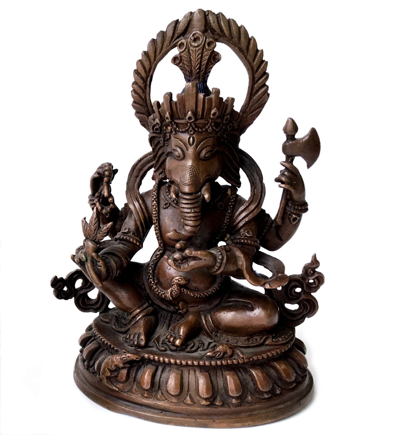 Ганеша медный большой