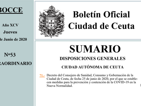 Medidas para la prevención y contención de la COVID-19 en la Nueva Normalidad