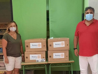 Rotary Club Ceuta dona 400 libros a la biblioteca del centro de menores de Punta Blanca