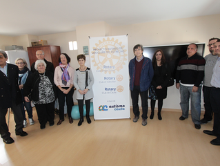 Los ‘clubes del Estrecho’ de Rotary visitan la Asociación Autismo Ceuta