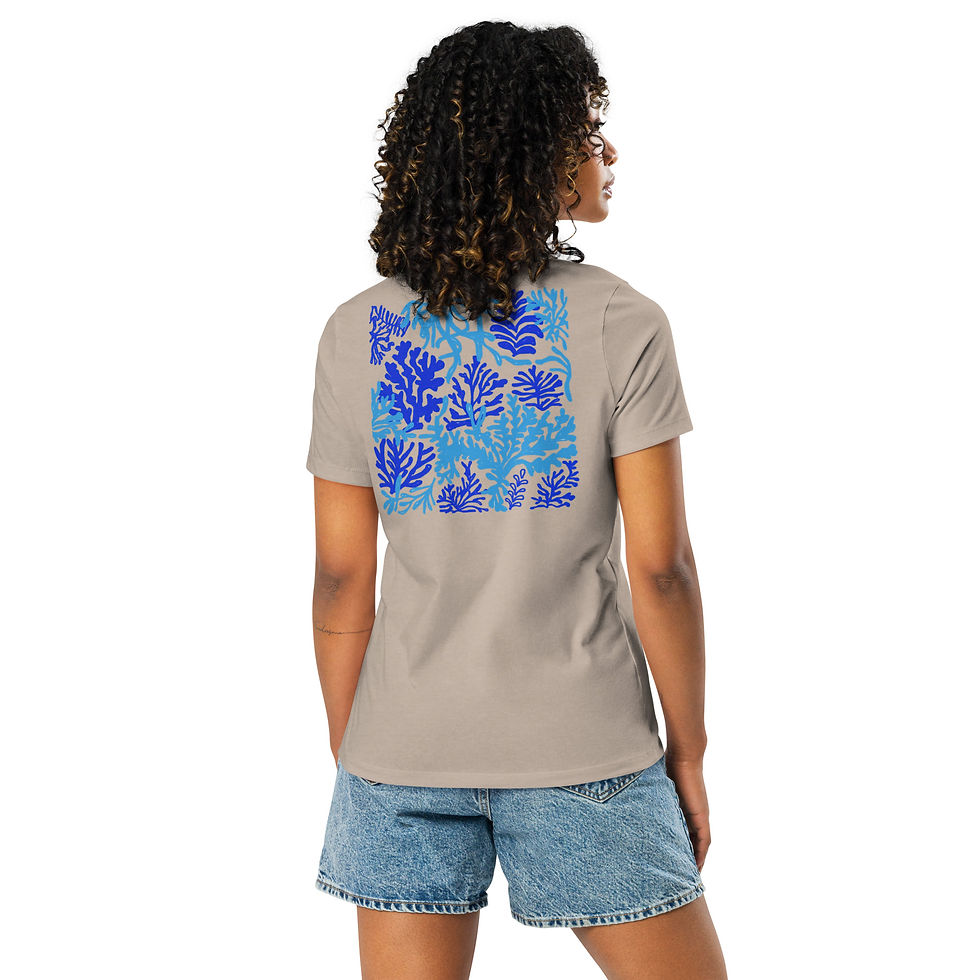 Thumbnail: My Ocean Love (Written in Greek) Women's Relaxed T-Shirt