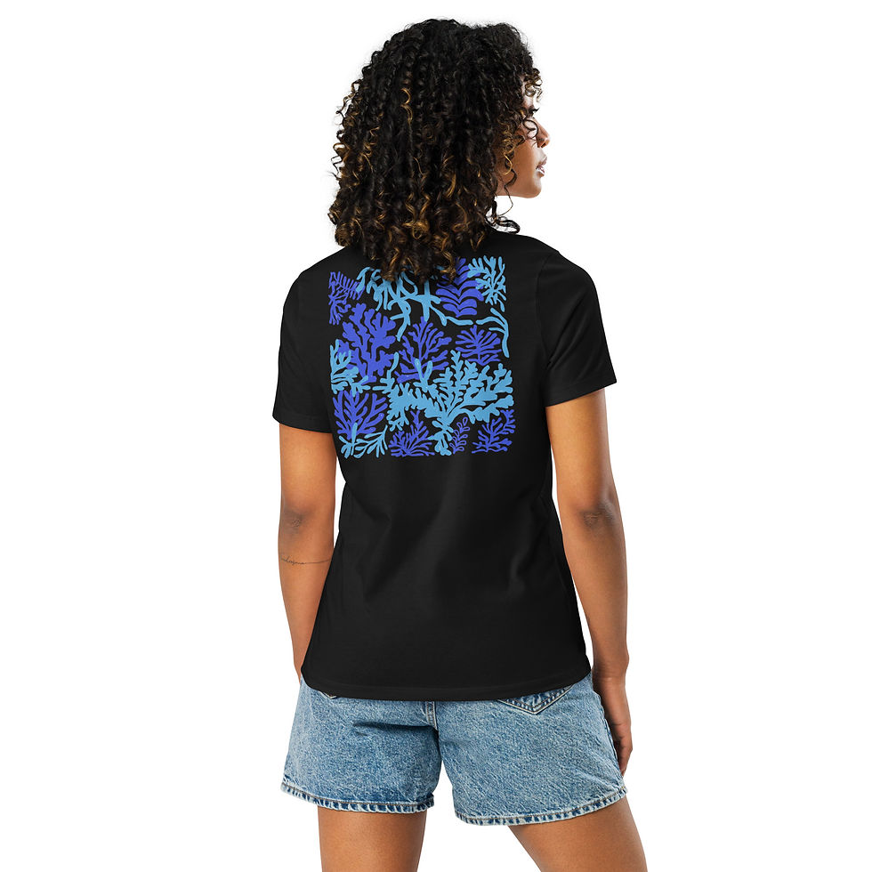 Thumbnail: My Ocean Love (Written in Greek) Women's Relaxed T-Shirt