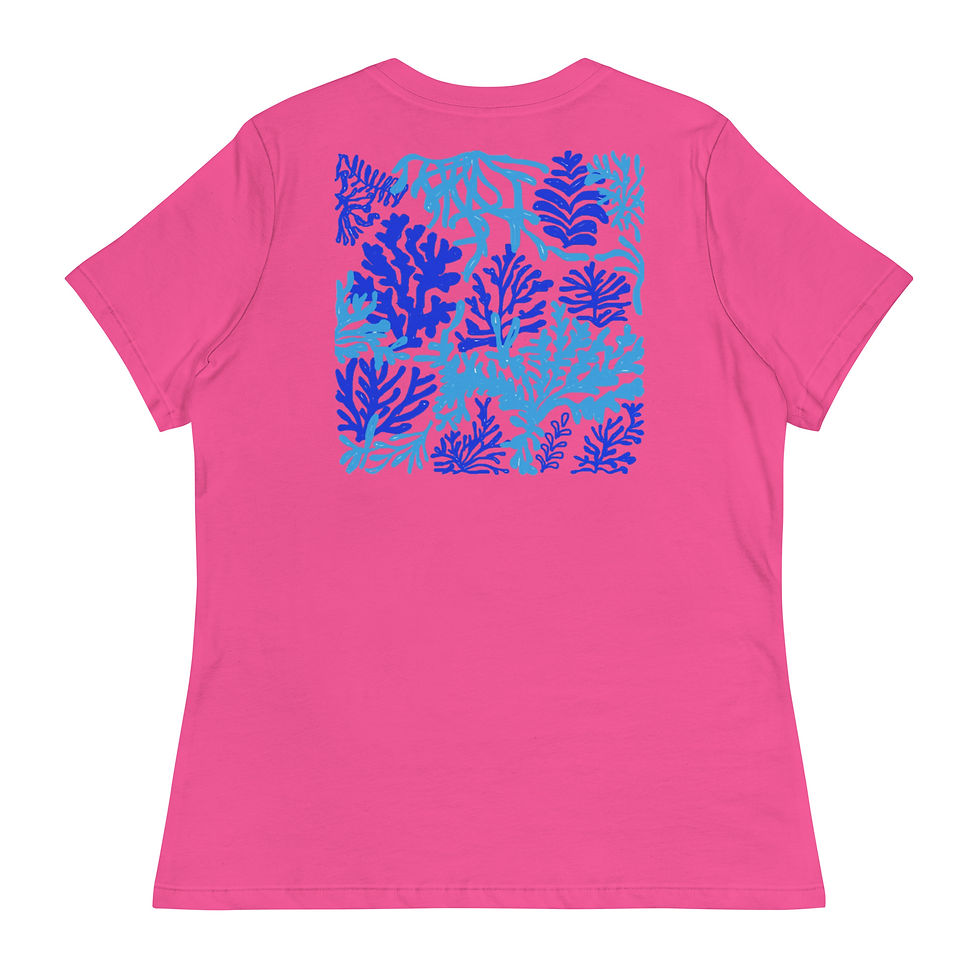 Thumbnail: My Ocean Love (written in Greek) Women's Relaxed T-Shirt