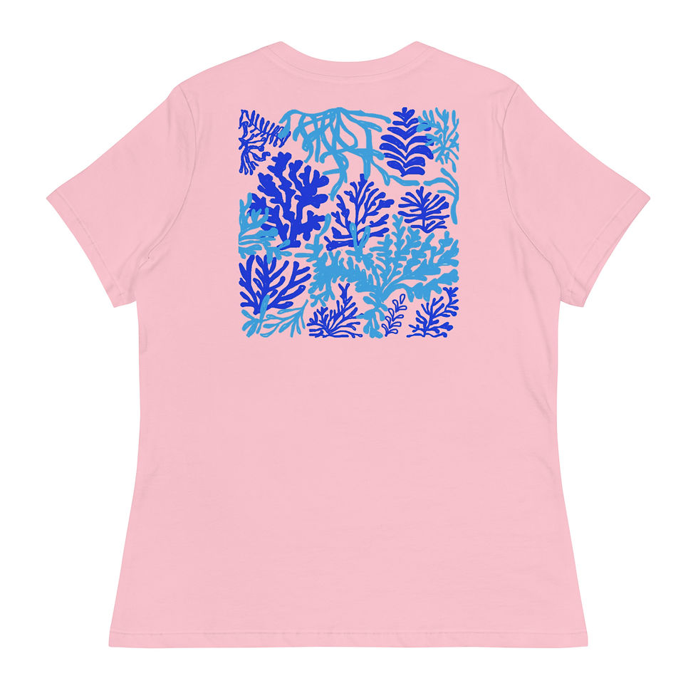 Thumbnail: My Ocean Love (written in Greek) Women's Relaxed T-Shirt