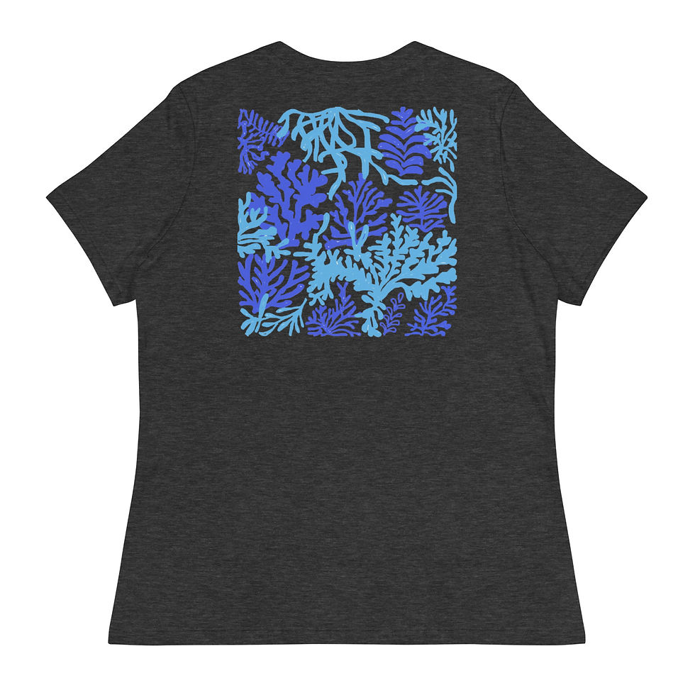 Thumbnail: My Ocean Love (written in Greek) Women's Relaxed T-Shirt