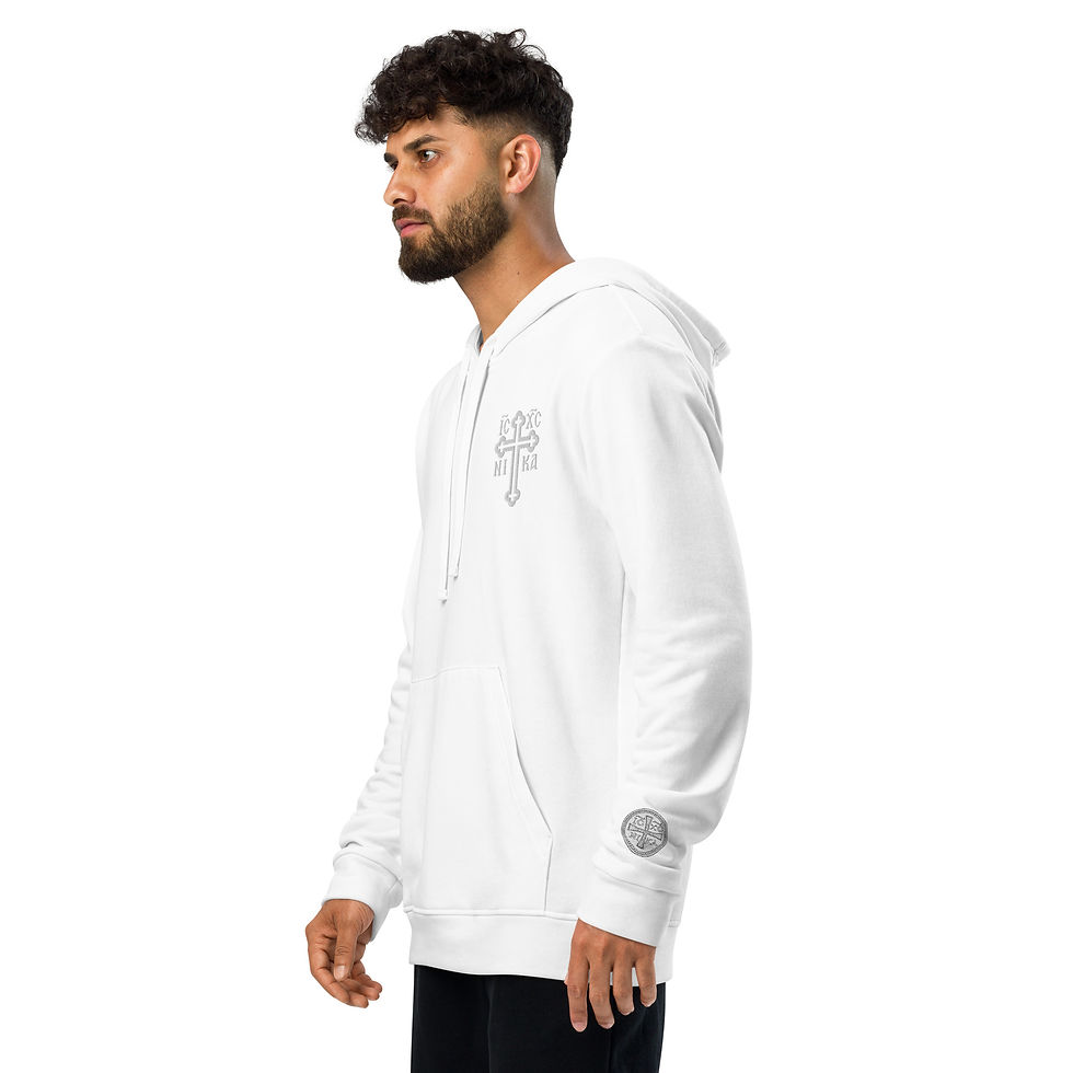 Thumbnail: Adidas fleece hoodie Cross