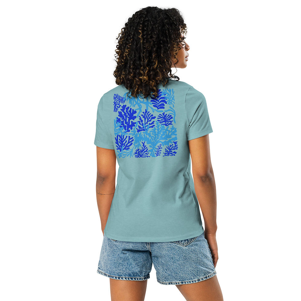Thumbnail: My Ocean Love (Written in Greek) Women's Relaxed T-Shirt