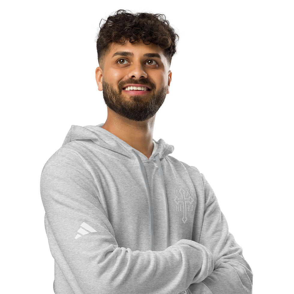 Thumbnail: Adidas fleece hoodie Cross