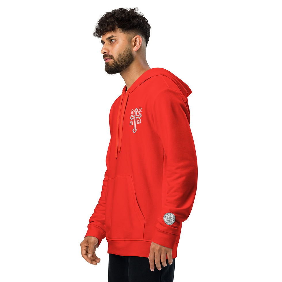 Thumbnail: Adidas fleece hoodie Cross