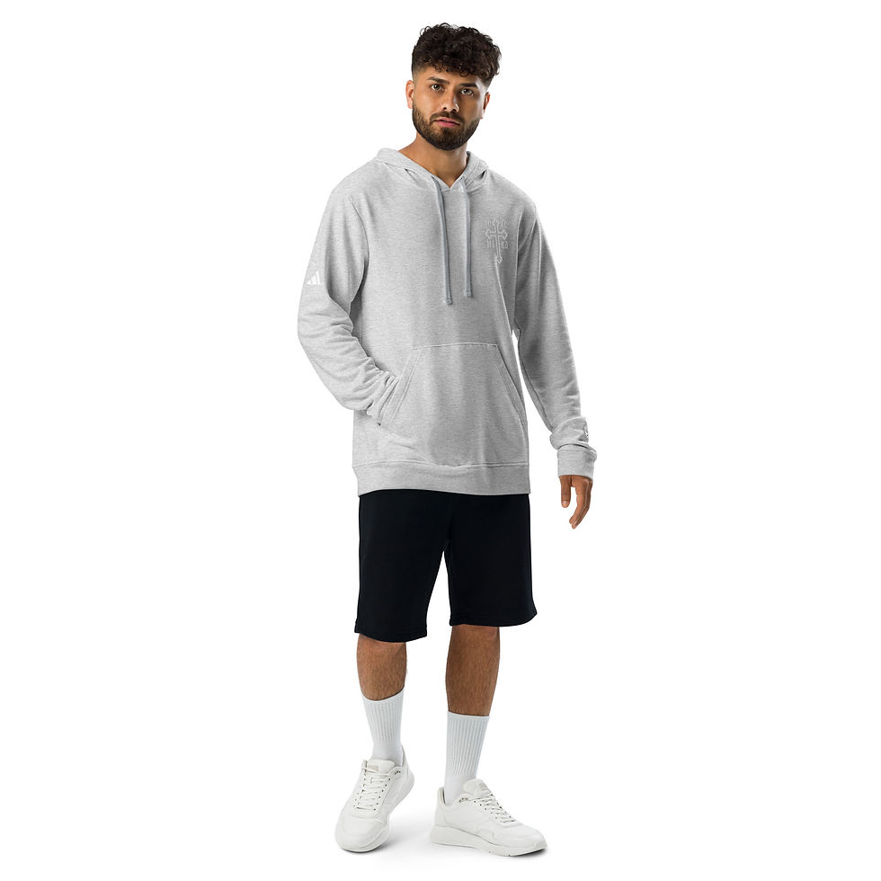 Thumbnail: Adidas fleece hoodie Cross