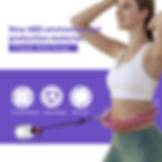 Thumbnail: Smart Weighted Hula Hoops For Adults Weight Loss Abdomen Hula Fitness Hoop