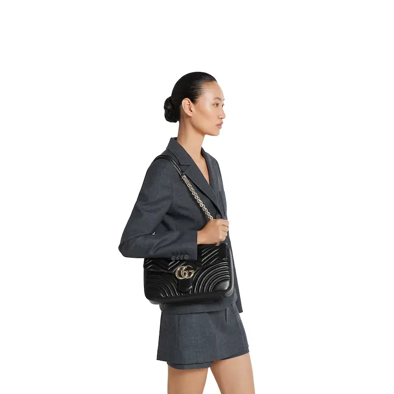 Thumbnail: GG MARMONT LARGE SHOULDER BAG