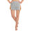 Thumbnail: White|Orange|Bronze on Grey Women's Athletic Short Shorts