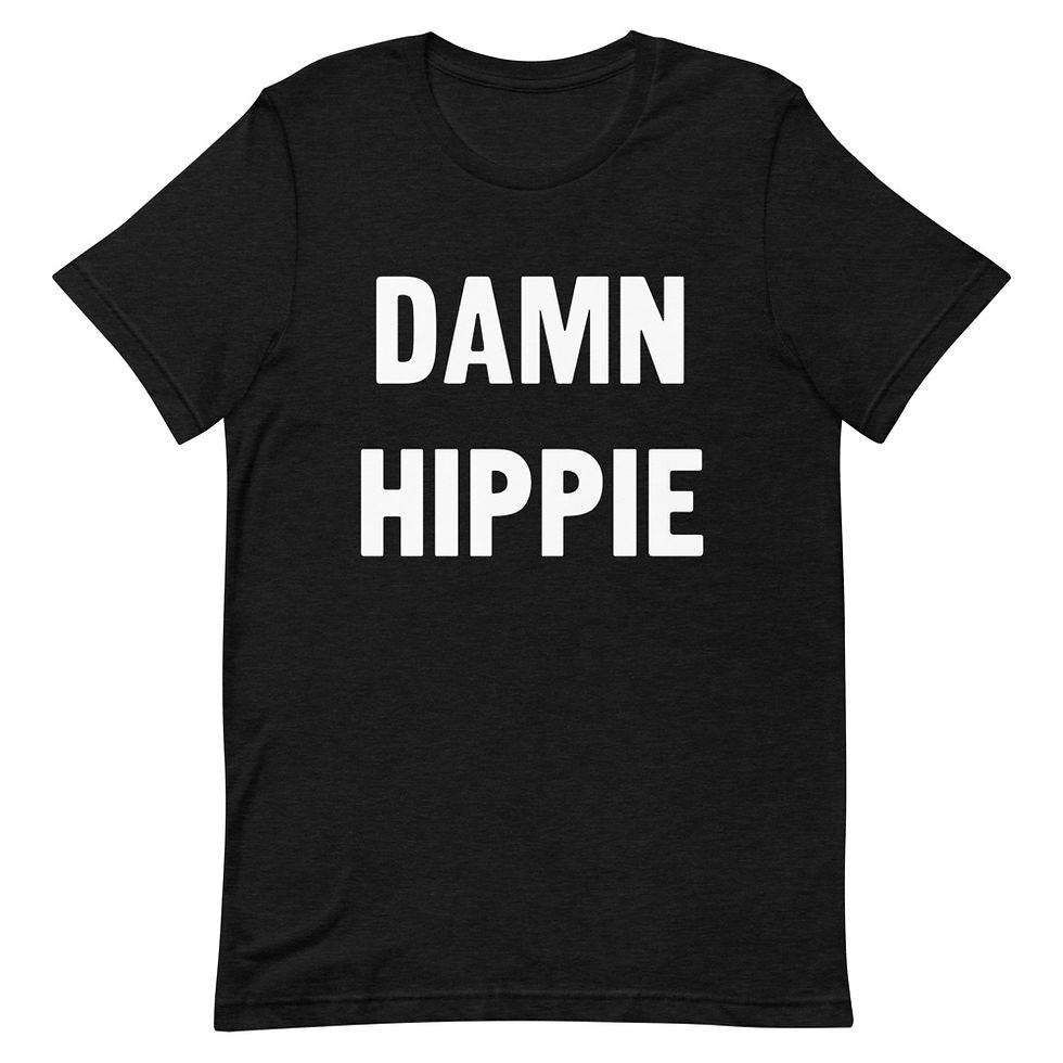 Thumbnail: Damn Hippie Short-Sleeve Unisex T-Shirt