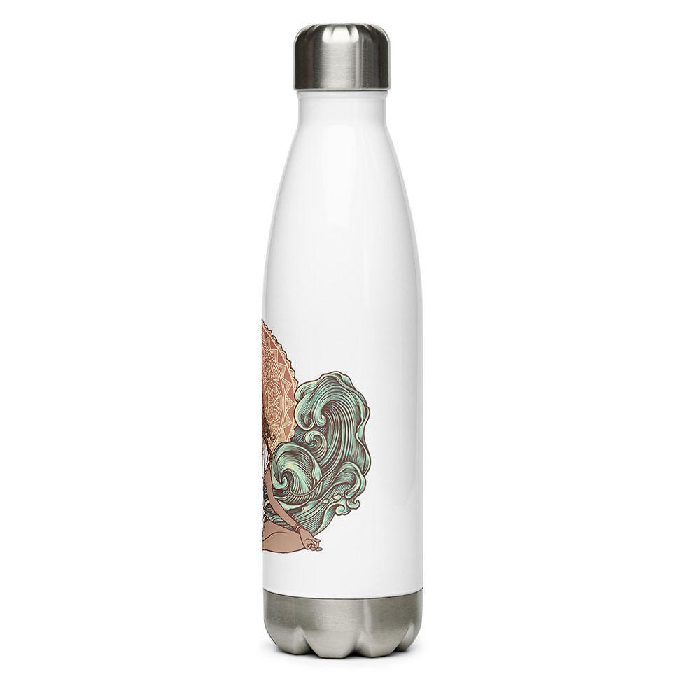 Thumbnail: Yoga Girl Stainless Steel Water Bottle
