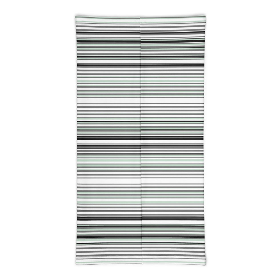 Thumbnail: Black|Grey|Green Serape Print Neck Gaiter