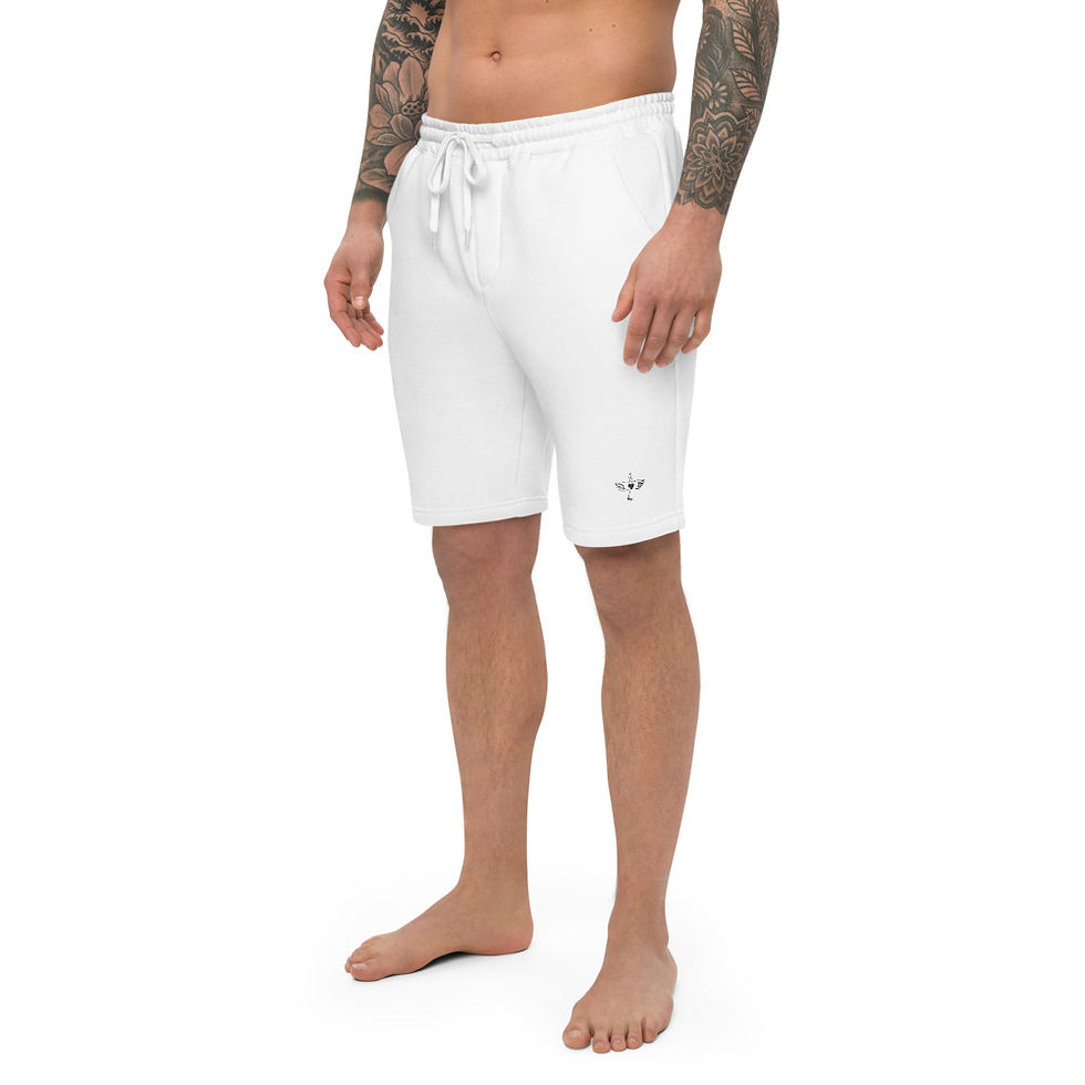 Thumbnail: Peace Bird Men's Fleece Shorts