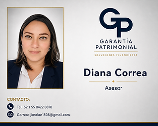 Diana Correa, Asesora de GP Garantía Patrimonial, parte del equipo de atención y asesoría a clientes.