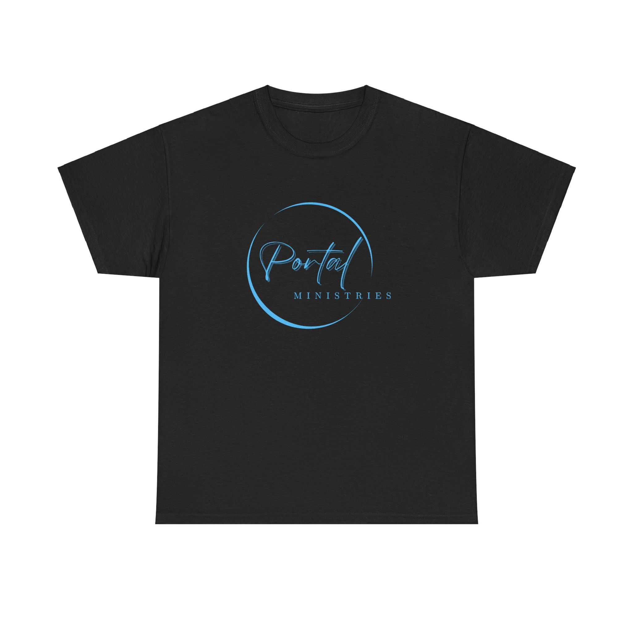 Portal Ministries- Black- Unisex Heavy Cotton Tee