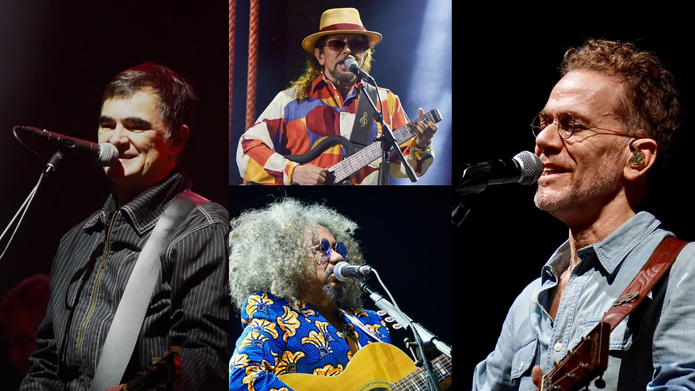Sob forte chuva, Nando Reis, Samuel Rosa, Chico César e Geraldo Azevedo abrem o Festival de Inverno Rio 2026