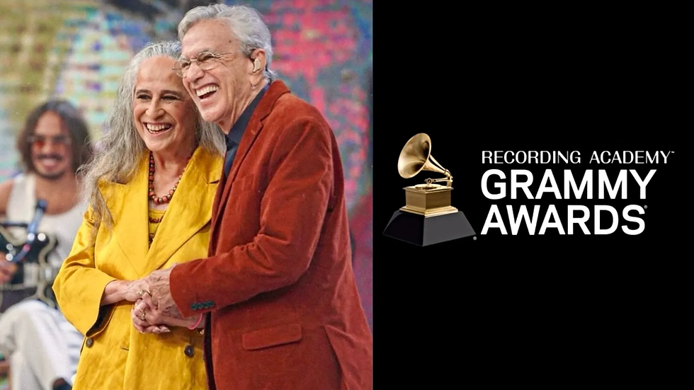 Caetano e Bethânia vencem o Grammy de “Melhor Álbum de Música Global”