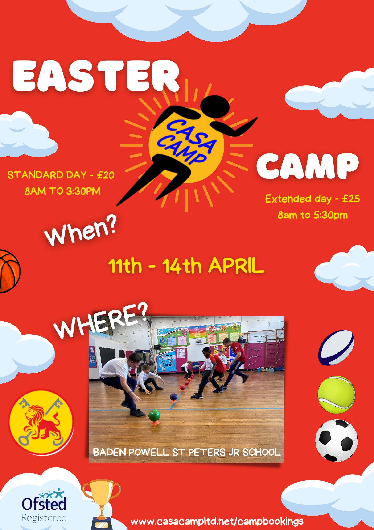 Easter Camp Baden Powell Extended Day Childcare Vouchers Casa Camps